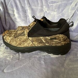 Ozark Trail Men's Camouflage Slip-On Shoes Camo Waterproof rubber sole